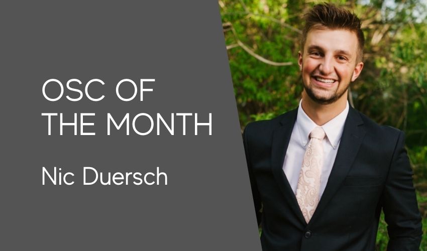 OSC of the Month | Nic Duersch